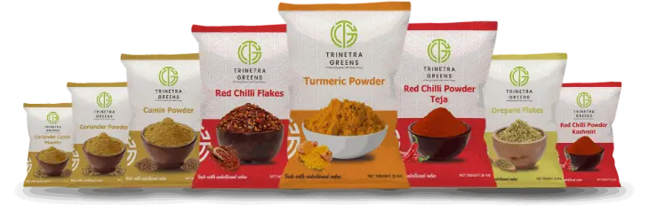 Discover the rich flavors of Trinetra Greens' organic spices. Our high-quality spices are cultivated using sustainable practices, ensuring superior taste and health benefits. Perfect for enhancing your culinary creations.